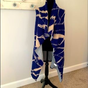 Unique reversible vest, vintage Anthropologie